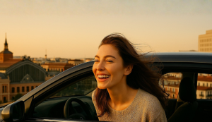 Aparcar por Atocha: como aparcar en Atocha. Foto realizada por Copilot.